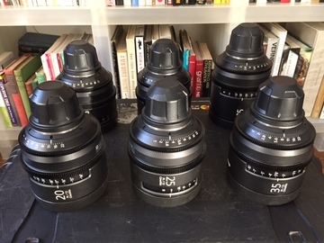 Rent: Sony Cine Alta T2.0 Prime lens set (PL mount)