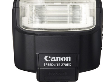 Rent: Canon Speedlite 270EX Flash for Canon SLR Cameras w/ cord