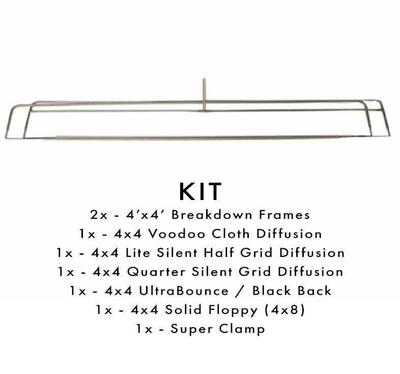 Rent A Dual 4x4 Breakdown Frames W Rags Kit Solid Grid Bounce Best Prices Sharegrid Los Angeles Ca