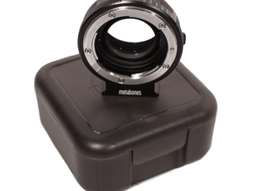 Rent: Metabones SPEED BOOSTER Nikon F mount - SONY E mount Adapter