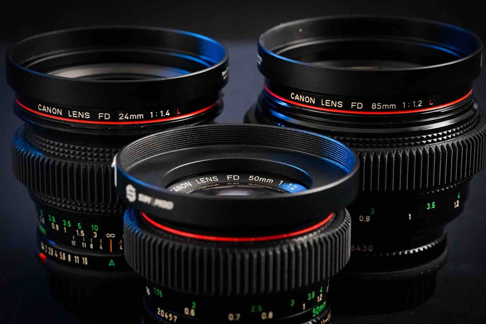 Rent a Canon FD Vintage Cinema Lens Set (EF): Super-Speed 