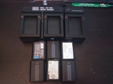 Rent: SIX Sony NPFW50 Batteries