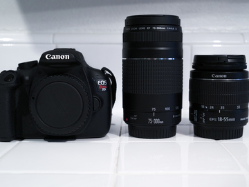 Rent: Canon EOS Rebel t5 (BODY & LENSE KIT)