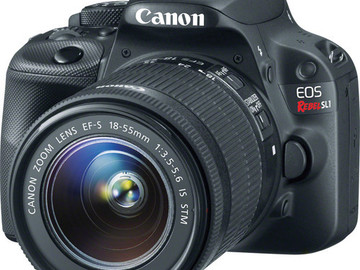 Rent: Canon EOS Rebel SL1 DSLR Camera with 18-55mm Lens