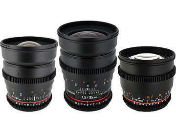 Rent: Rokinon Prime Set 24,35,85