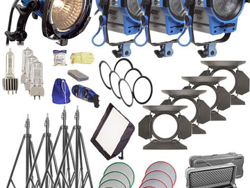 Rent: Arri 4 Light kit - 3 650's - 1 750 O-face with Chimera