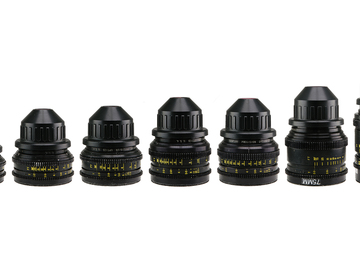 Rent: Set of 8 Cooke Speed Panchro S2/3 Lenses PL Mount Vintage