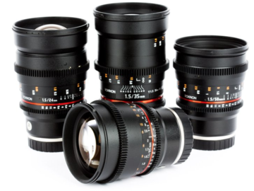 Rent: 5 Piece Rokinon T1.5 Cine Lens Kit