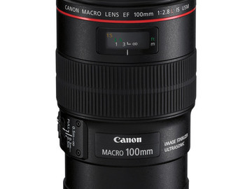 Rent: Canon EF 100mm f/2.8L IS Macro USM Lens
