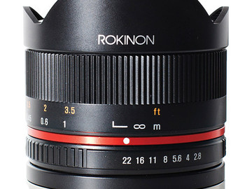 Rent: Rokinon 8mm f/2.8 UMC Fisheye II Lens for Sony E Mount