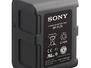 Rent: 3x FS7 Sony BP-FL75 Olivine V-Mount Battery Package