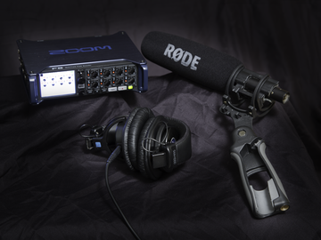 Rent: Zoom F8, NTG3 Shotgun, and Lavs Audio Package