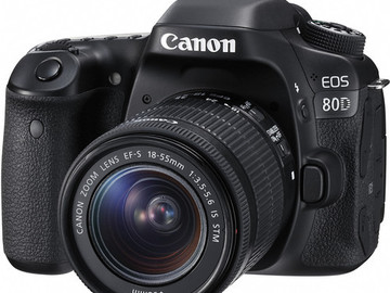 Rent: Canon EOS 80D EF-S 18-55mm f/3.5-5.6 IS STM Kit