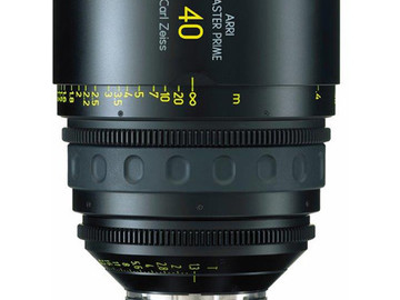 Rent: ARRI/Zeiss Master Prime 40mm T1.3 PL-Mount Lens