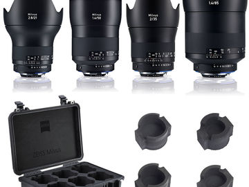 Rent: ZEISS MILVUS EF LENS SET: 21, 35, 50, 85