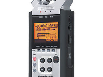 Rent: Zoom H4n Handy Mobile 4-Track Recorder w/ 32gig SD card