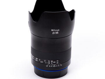 Rent: Zeiss Milvus 35mm f/2 ZE