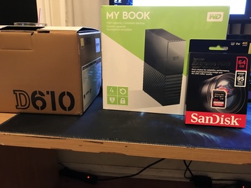 Rent: Nikon D610 24.3 MP Digital SLR Camera - 1080p - Black Bundle