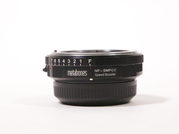 Rent: Metabones Nikon G to BMPCC Speed Booster 0.58x