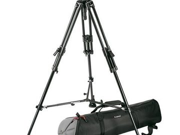 Rent: Manfrotto 503DV Fluid Head and 351MVB2K Three Tier Tripod