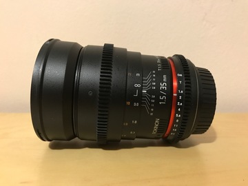 Rokinon Cine 35mm T1.5 (Canon EF Mount)