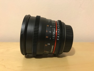 Samyang (Rokinon) Cine DS 50mm (Canon EF Mount)
