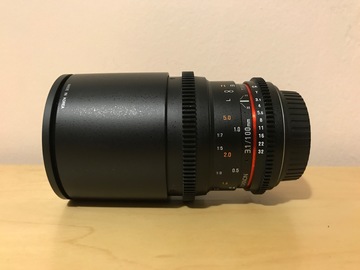 Rokinon Cine DS 100mm T3.1 Macro (Canon EF Mount)