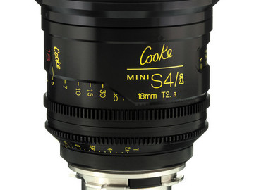 Rent: 18mm Cooke Mini S4/i T2.8 (110mm-D)