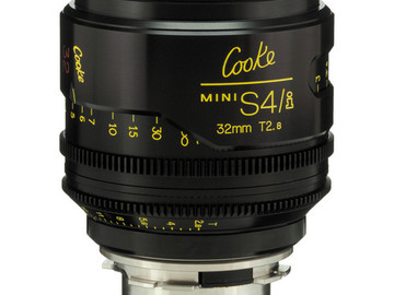 Rent: 32mm Cooke Mini S4/i T2.8 (87mm-D)