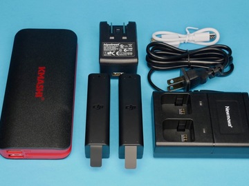 Rent: DJI Osmo Batteries w/ Dual Charger & Phone Powerbank (A)