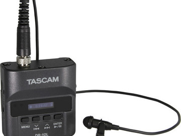 Rent: Tascam DR-10L Digital Audio Recorder with Lavalier Mic
