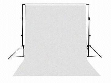 Background Portable Stand Kit + 107" wide Paper White roll