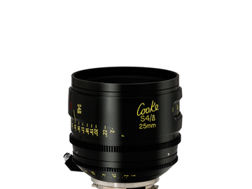 Rent: 25mm Cooke S4 T2.0 (110mm-D)