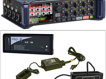 Rent: Zoom F8 Multi-Track Field Recorder w/ 4 Sennheiser Lavs