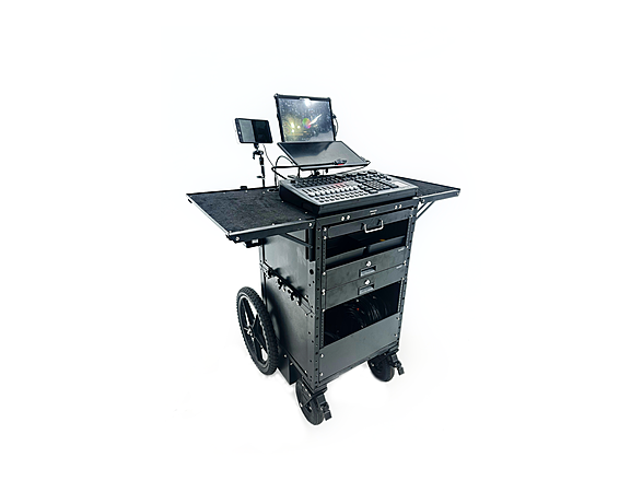 Rent a DMX Cart - 16 Universe - 8 CRMX + 8 Hardwire - Obsidian