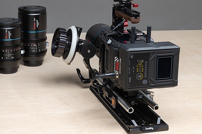 Rent a RED Komodo 6K Anamorphic Package - Vaxis Atom + monitor + 4