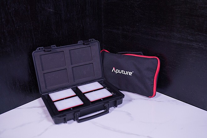 8 Lowest Priced Aputure MC 4-Light Travel Kit with Charging Case