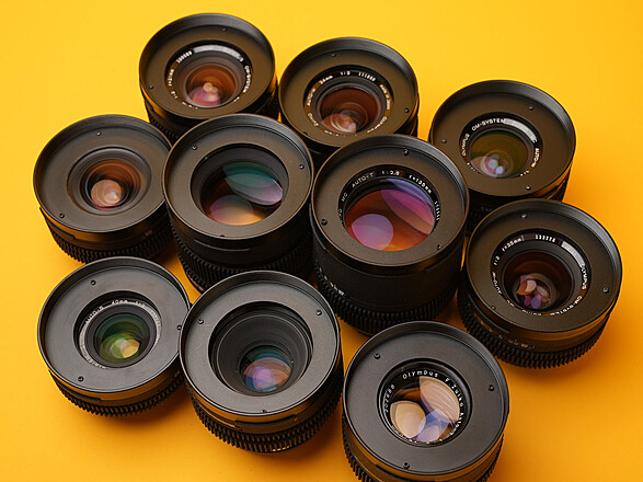 Rent a Vintage Olympus OM Zuiko Lens Set (You Pick 3x) [EF Mount