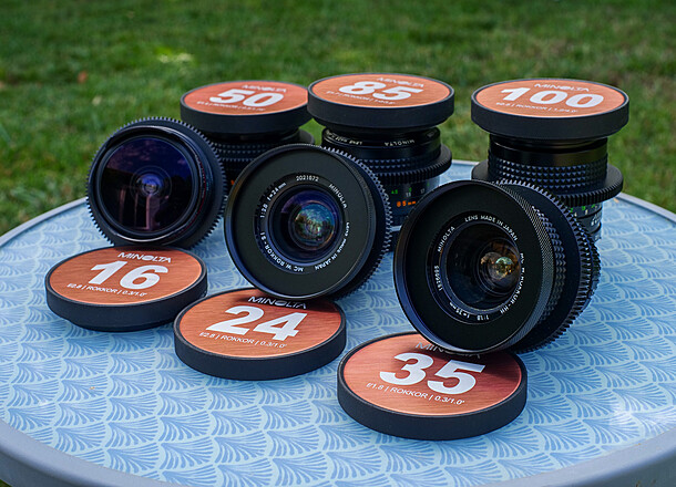 Rent a Minolta Rokkor Lens Set with Adapters - Duclos Cinemod