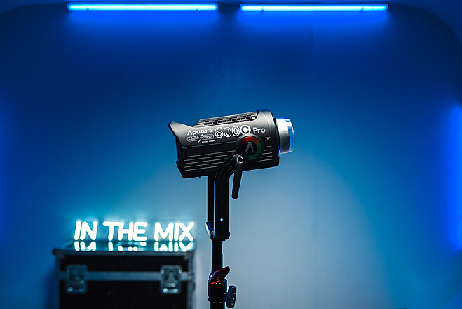 Rent a Aputure LS 600c Pro RGB LED with Aputure Light Dome II