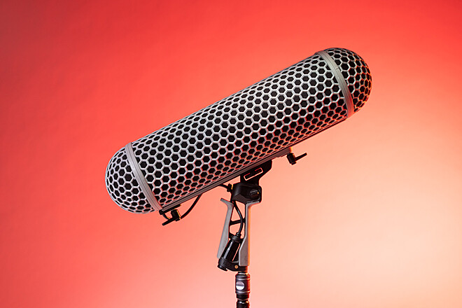 Rent a Sennheiser MKH 416 Short Shotgun Microphone with Rode Blimp