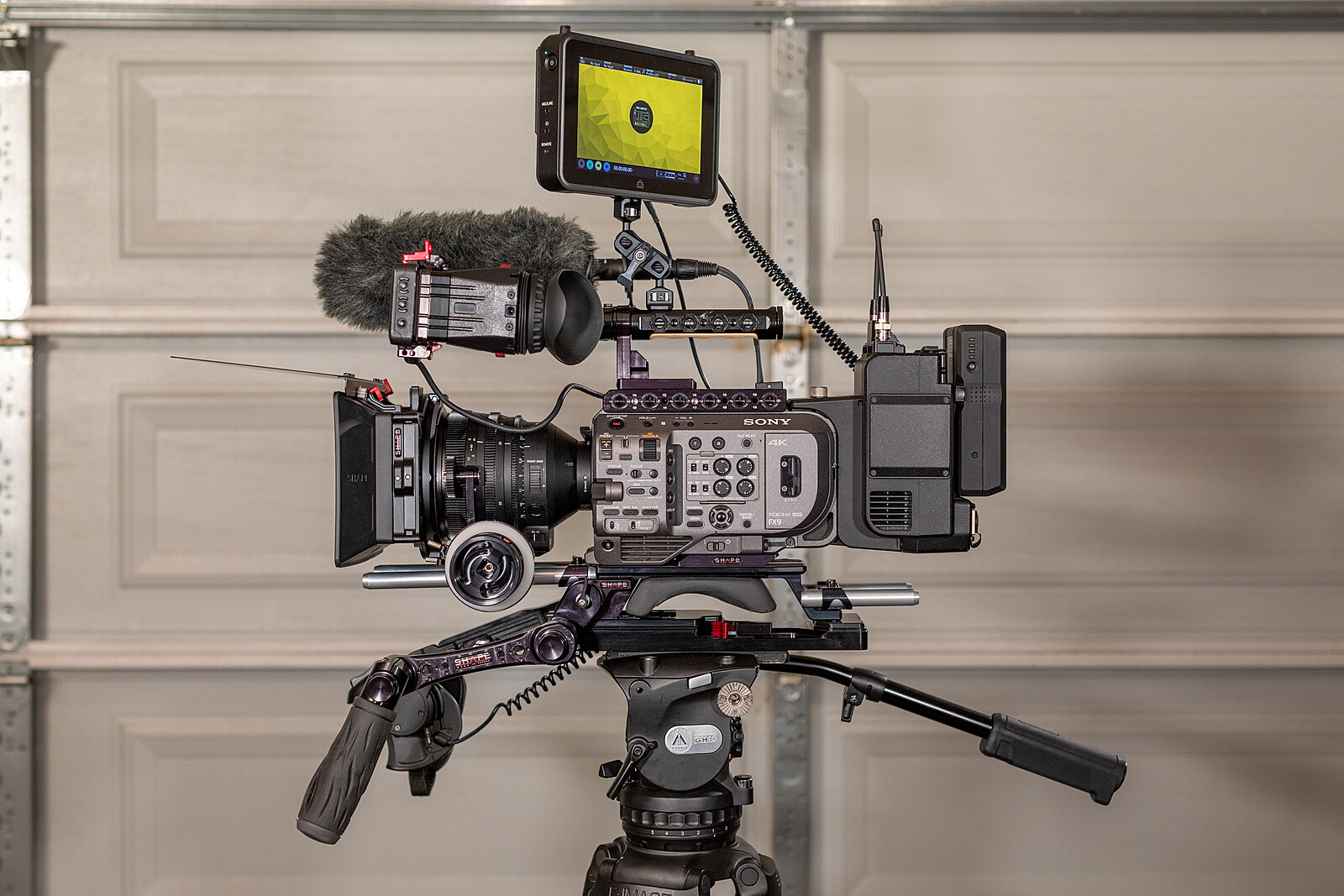 Rent a Sony FX9 TRIPOD + ProRes RAW Kit w/ATOMOS Shogun, Sony FE C