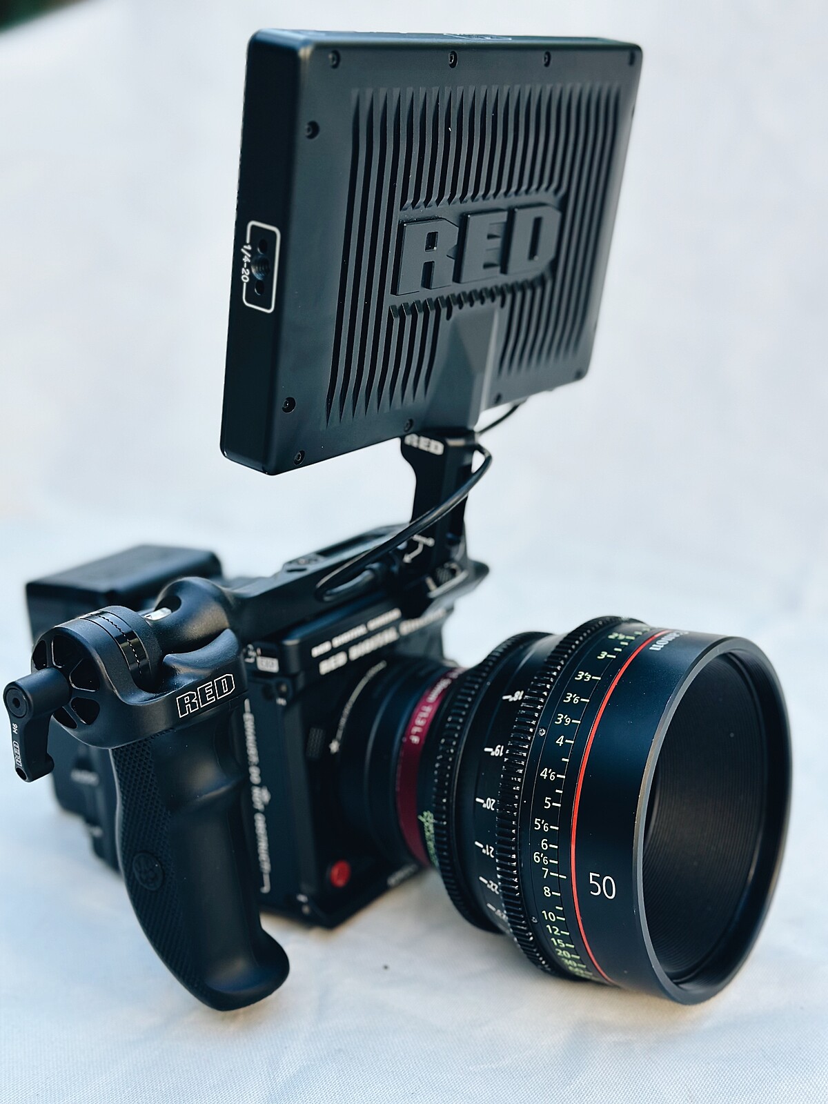Rent a Red Komodo-X (EF Camera Package) with Canon CN-E 50mm, Best
