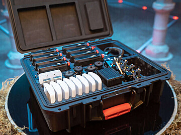 8 Lowest Priced Aputure MC Pro 8-Light Production Kit For Rent