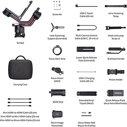 Rent a DJI Ronin RS3 Pro+ 2xBatts + Vertical Mount +