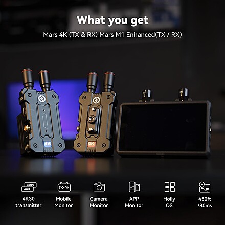Rent a Hollyland 4K Video Transmit Family - Mars 4K(TX&RX) Full