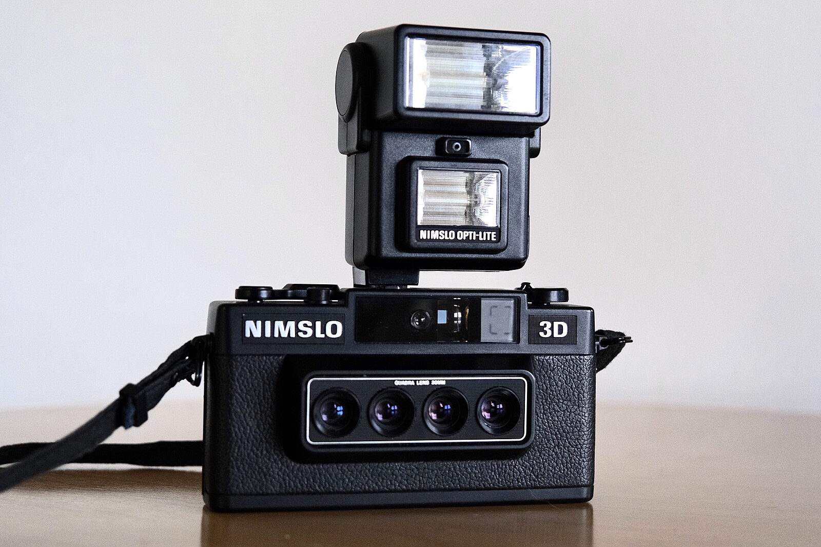 Rent a Nimslo 3D Camera w/ detachable flash, Best Prices
