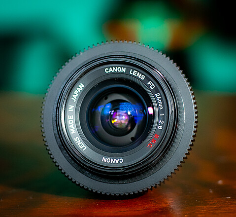 Rent a VINTAGE CANON 24mm S.S.C. f/2.8 LENS | CANON FD MOUNT