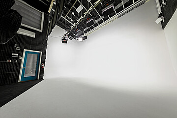 Photo & Video Studio with CYC Wall & Client Lounge