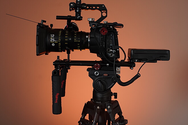 Rent a Blackmagic 6K Pro Shoulder Rig Bundle w/ DZOFilm Pictor